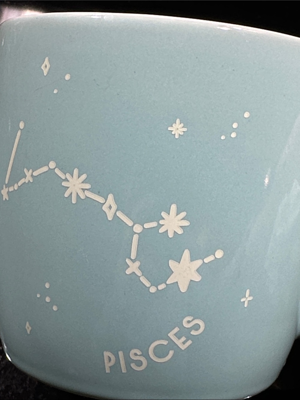 Constellation pisces zodiac sign mug coffee cup